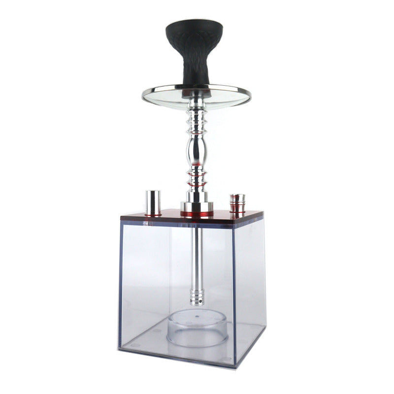 New Acrylic Shisha Pipe Set Hookah with LED Light
