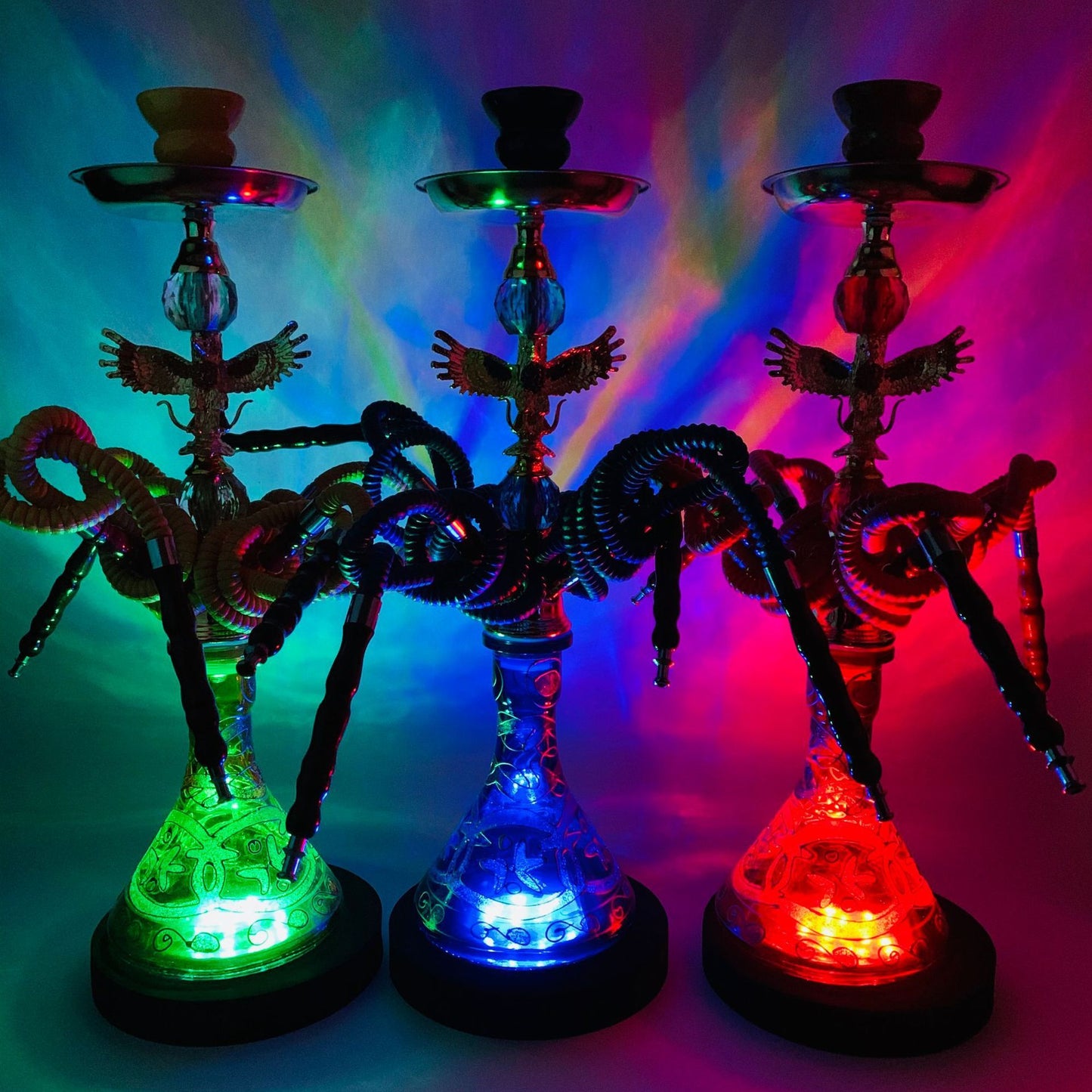 LED Light Sponge Base Hookah Accessories
