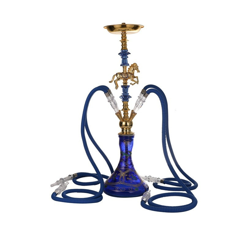 Arabian Hookah Smoking Set – Ceramic Pot with Full Accessories for Home & Bar