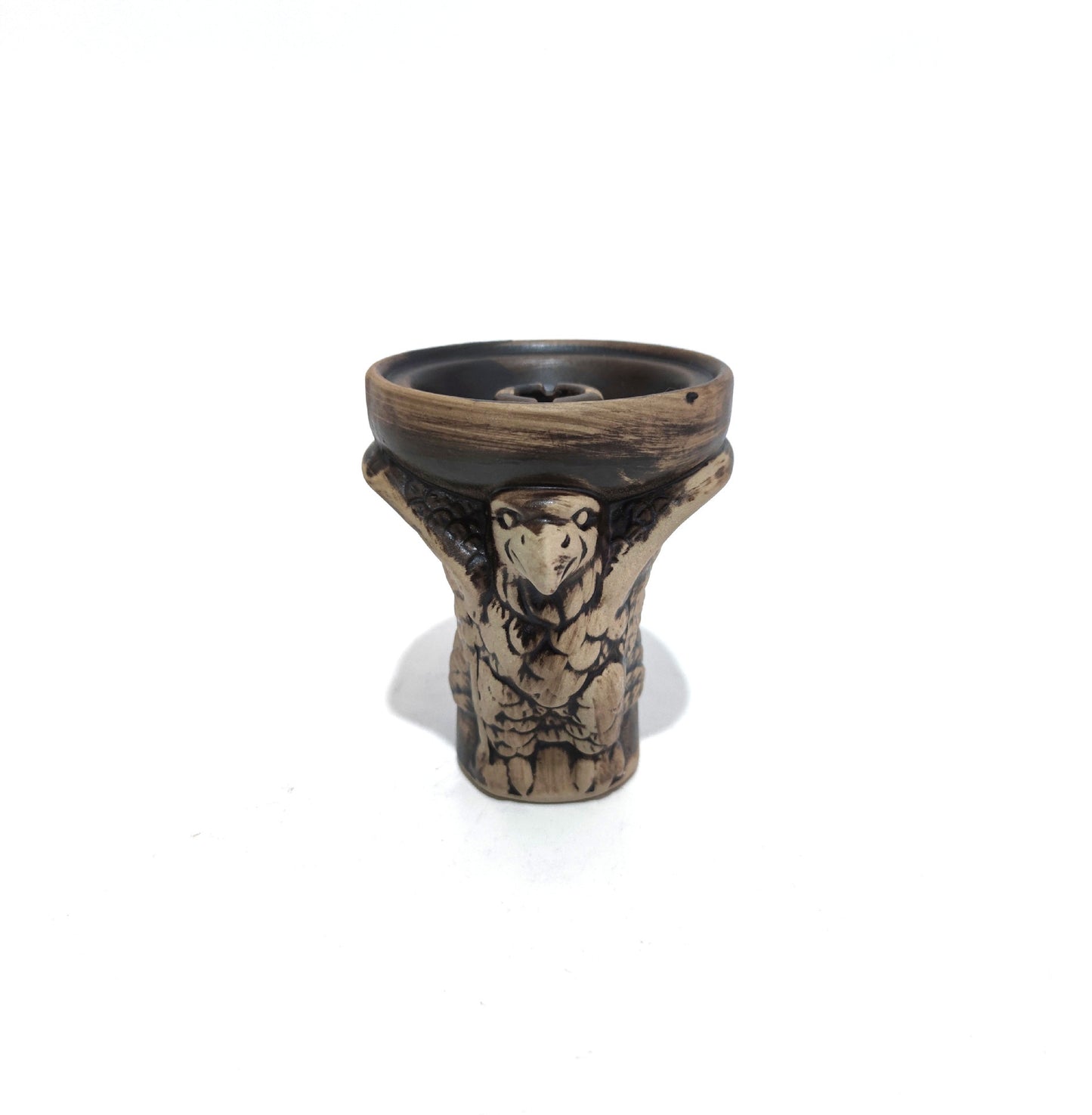 Arabic Hookah Accessories Large Animal Skull Pattern Ceramic Smoke Pot