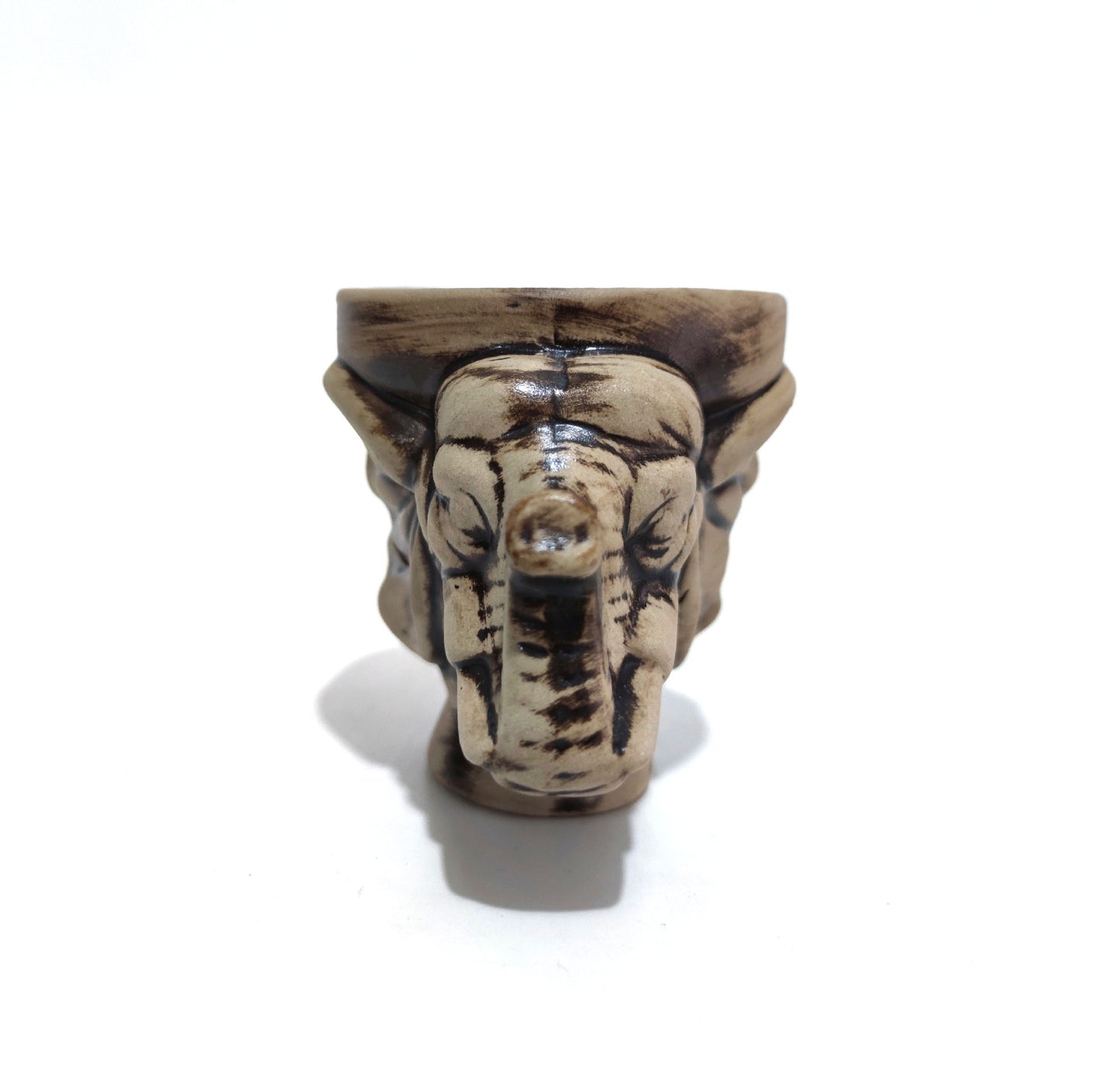 Arabic Hookah Accessories Large Animal Skull Pattern Ceramic Smoke Pot
