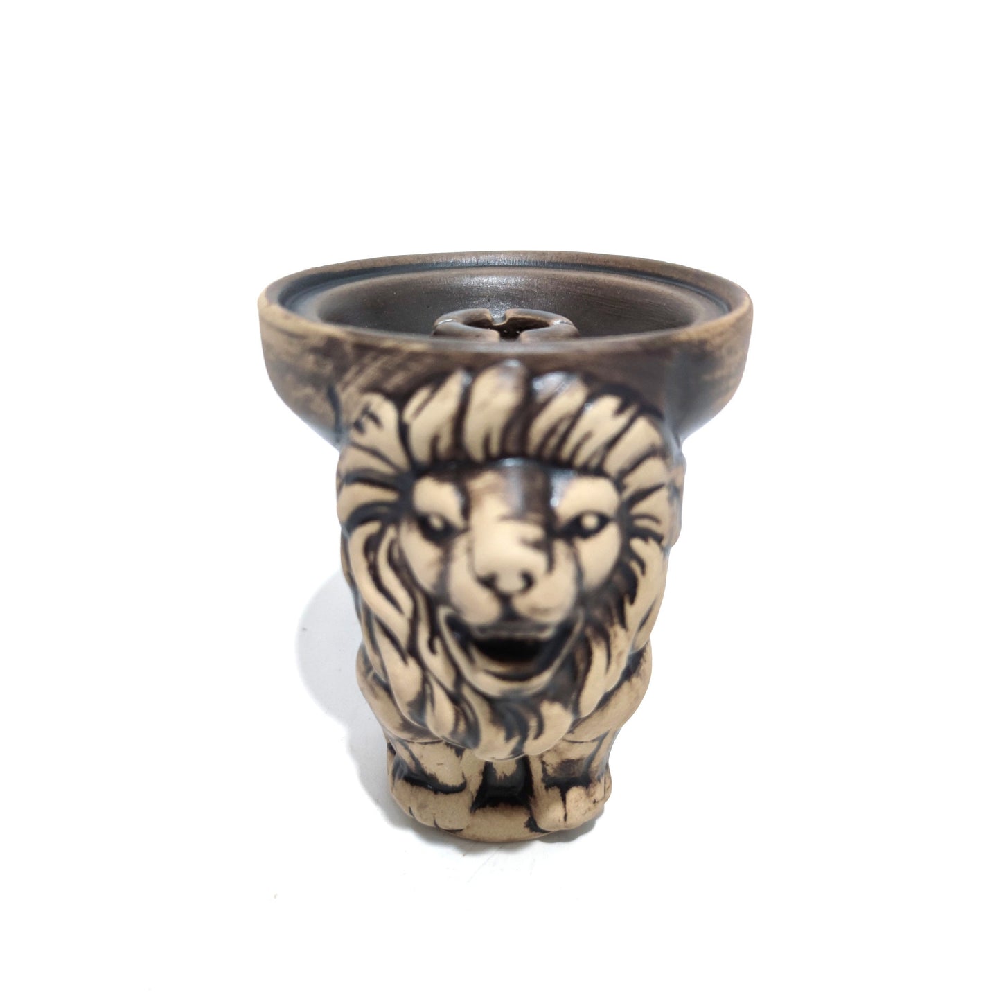 Arabic Hookah Accessories Large Animal Skull Pattern Ceramic Smoke Pot