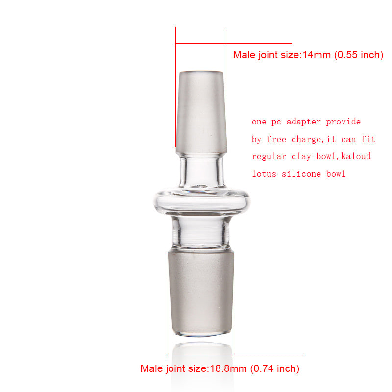 European and American LED Rotating Glass Hookah
