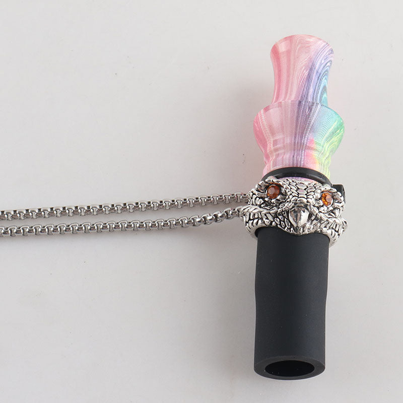 Hookah Accessories Metal Lanyard Resin Cigarette Holder
