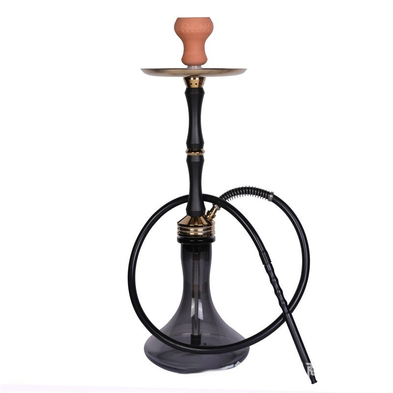Arabian Hookah Suit Electroplating Bamboo Aluminum Alloy Pot Suit