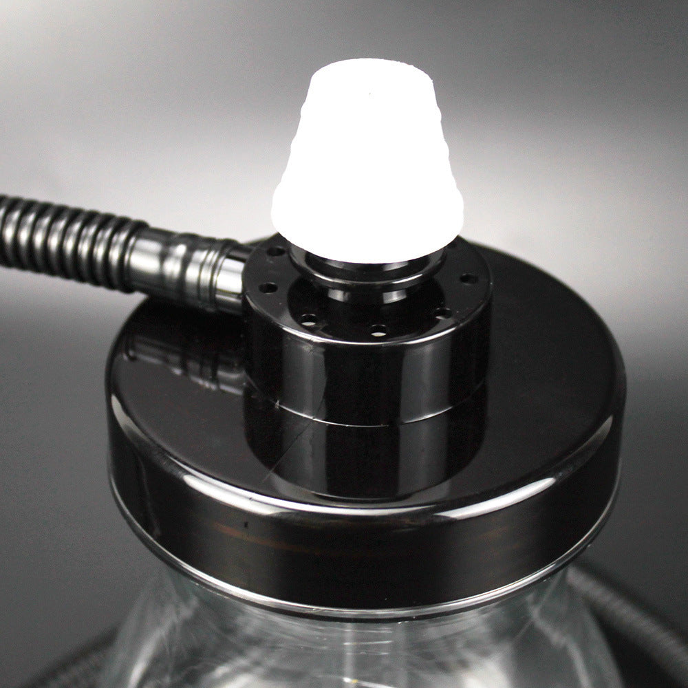 Portable Transparent White Plastic Hookah Full Set Of Accessories