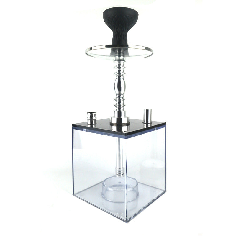 New Acrylic Shisha Pipe Set Hookah with LED Light