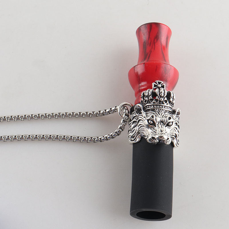 Hookah Accessories Metal Lanyard Resin Cigarette Holder