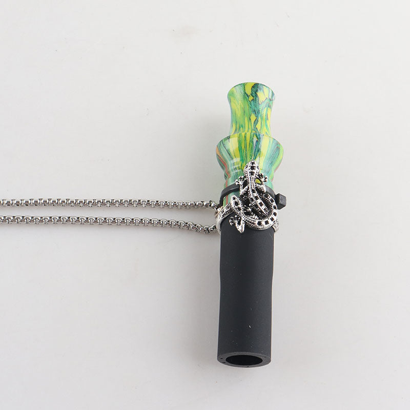Hookah Accessories Metal Lanyard Resin Cigarette Holder