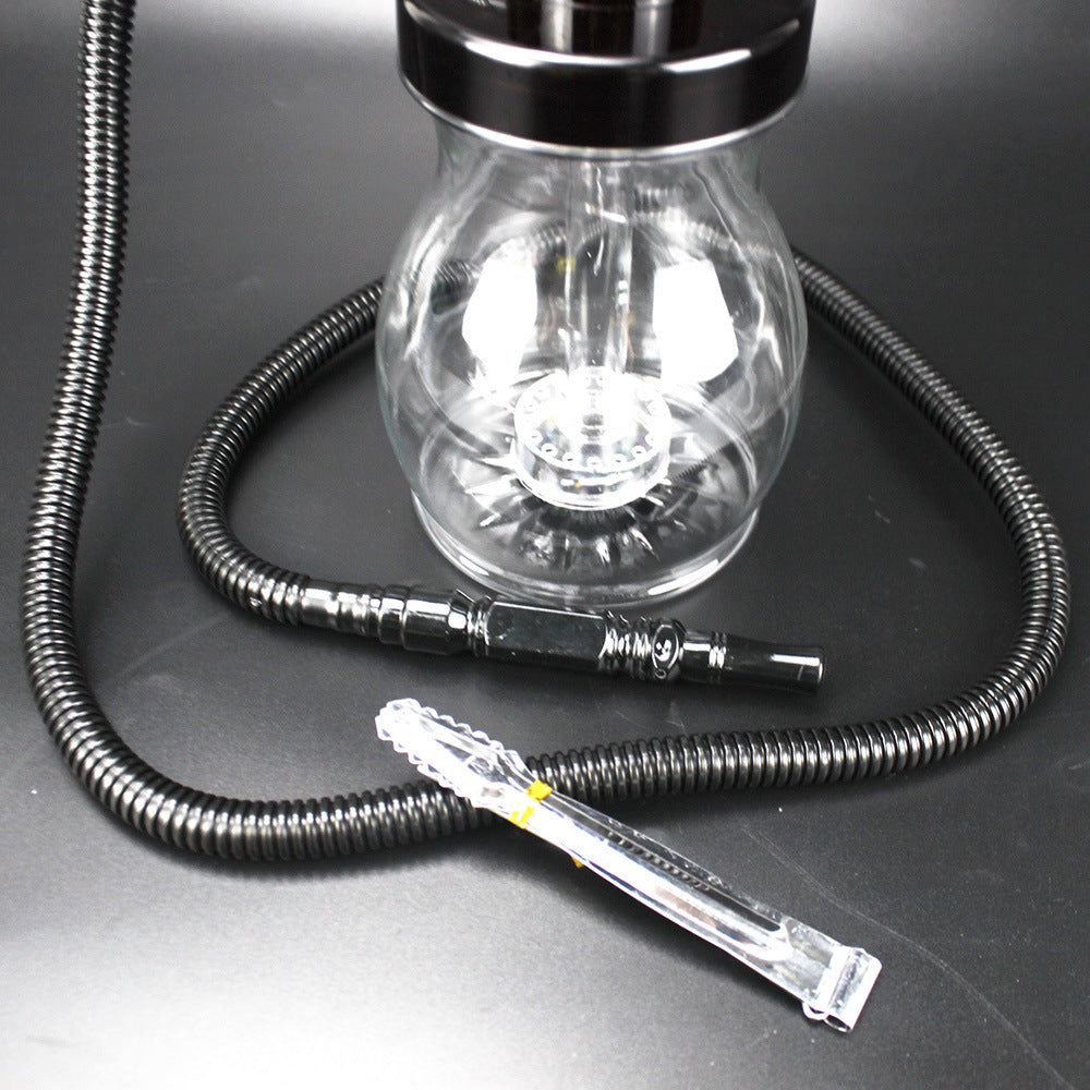 Portable Transparent White Plastic Hookah Full Set Of Accessories