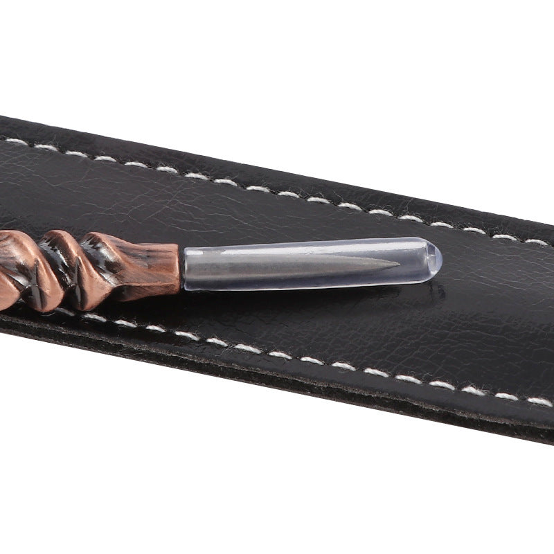 Metal Hookah Accessories Hookah Cream Fork Plus Teasing Needle Two-in-one Leather Packaging Cover