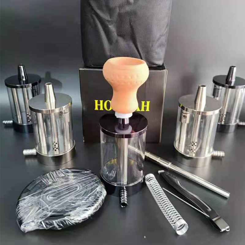 Aluminum Alloy Simple Car Portable Arabian Hookah
