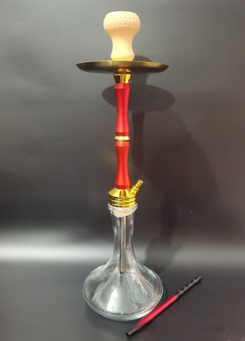 Arabian Hookah Suit Electroplating Bamboo Aluminum Alloy Pot Suit
