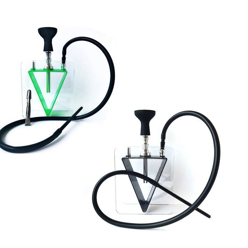 Acrylic Inverted Triangle Hookah Suit Plastic Kettle
