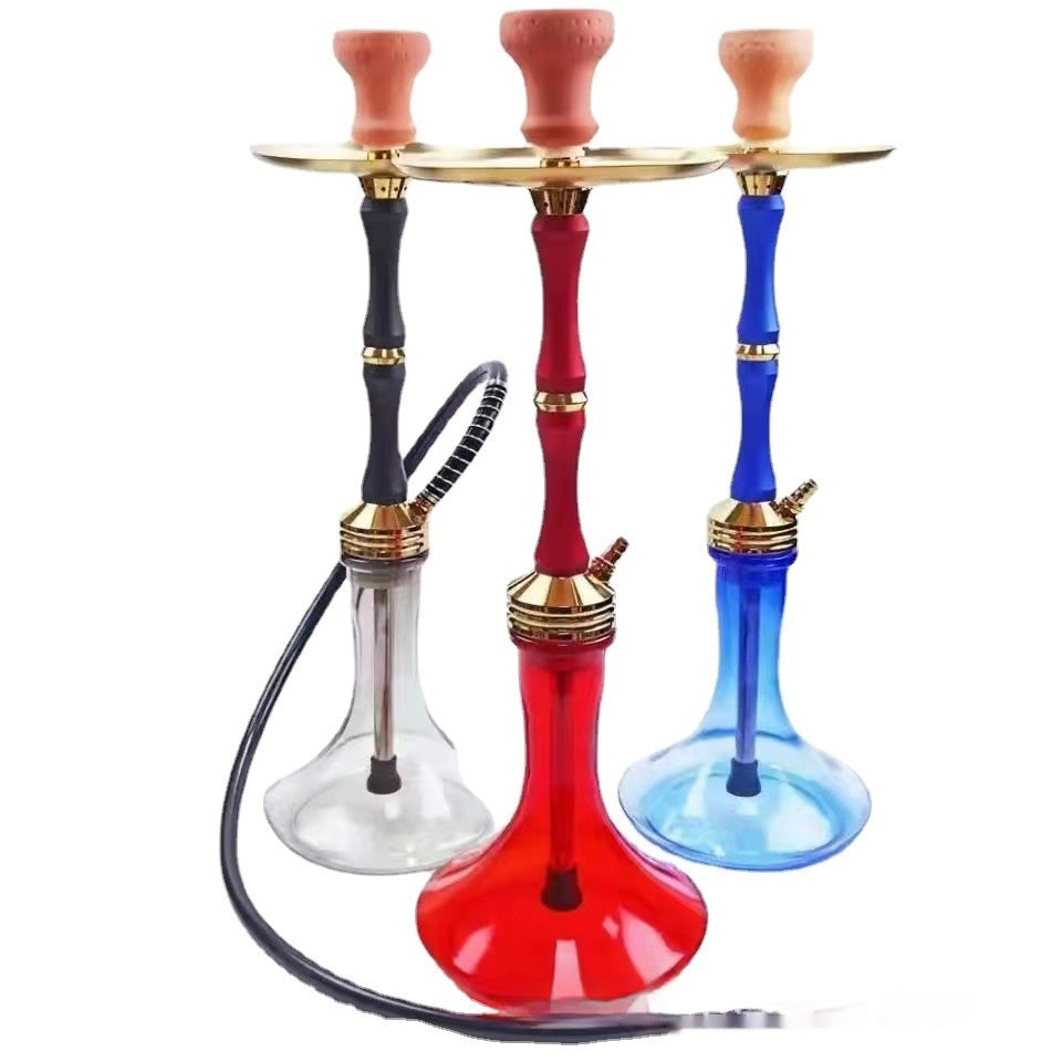 Arabian Hookah Suit Electroplating Bamboo Aluminum Alloy Pot Suit