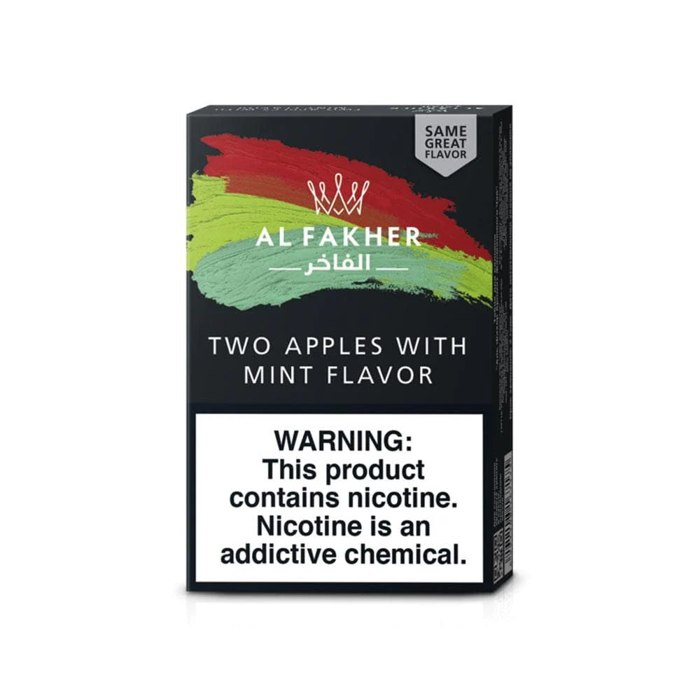 Al Fakher Two Apples With Mint Hookah Flavor