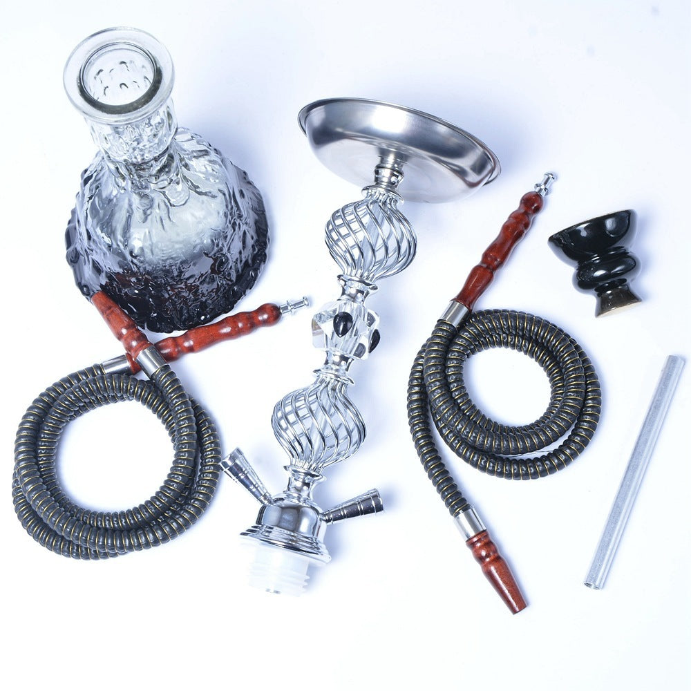 Large Arabic Hookah Double Tube Suit